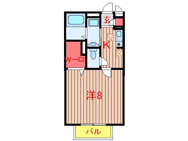 船橋日大前駅 徒歩5分 1階の物件間取画像