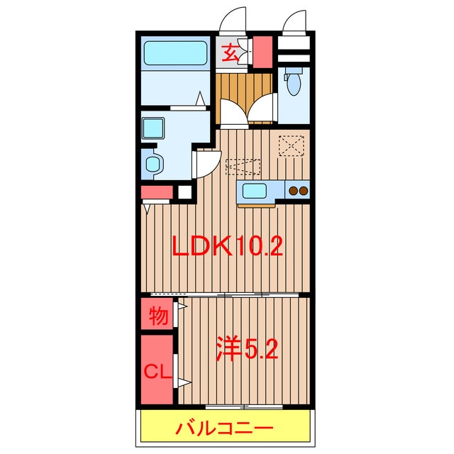 薬園台駅 徒歩4分 1階の物件間取画像