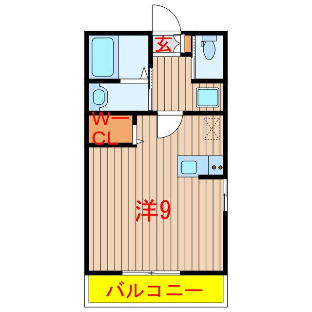 高根木戸駅 徒歩6分 1階の物件間取画像