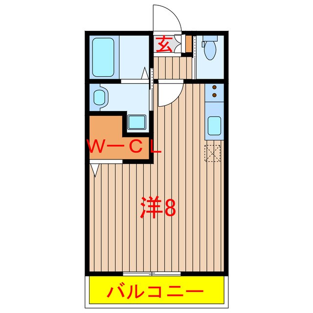 高根木戸駅 徒歩6分 3階の物件間取画像