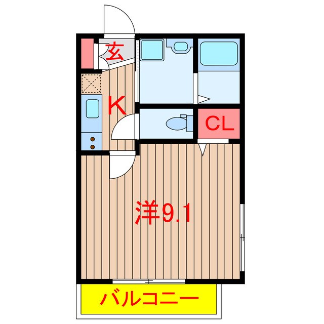 メゾン習志野Ⅰの物件間取画像