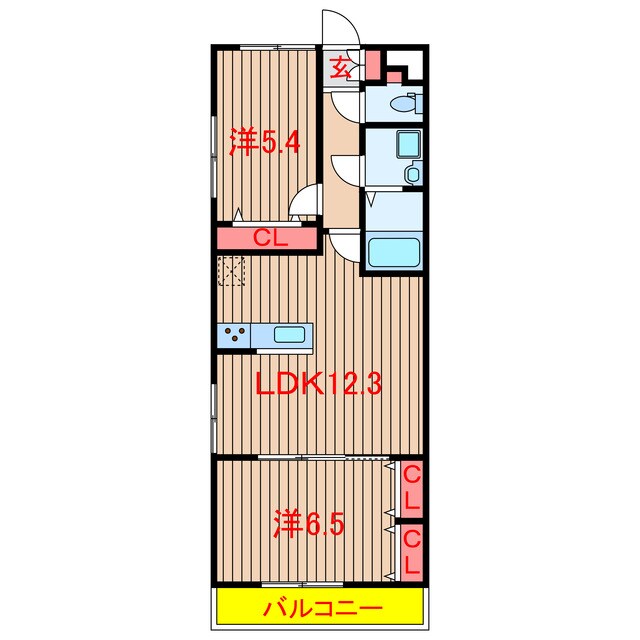 ミリアビタ習志野台の物件間取画像