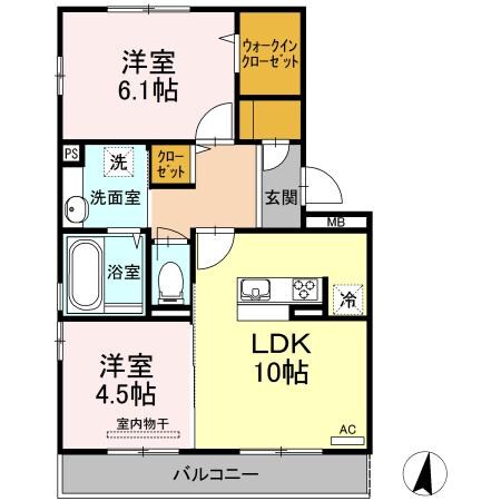ソラーナの物件間取画像
