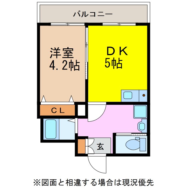 ビューライフ玖島の物件間取画像