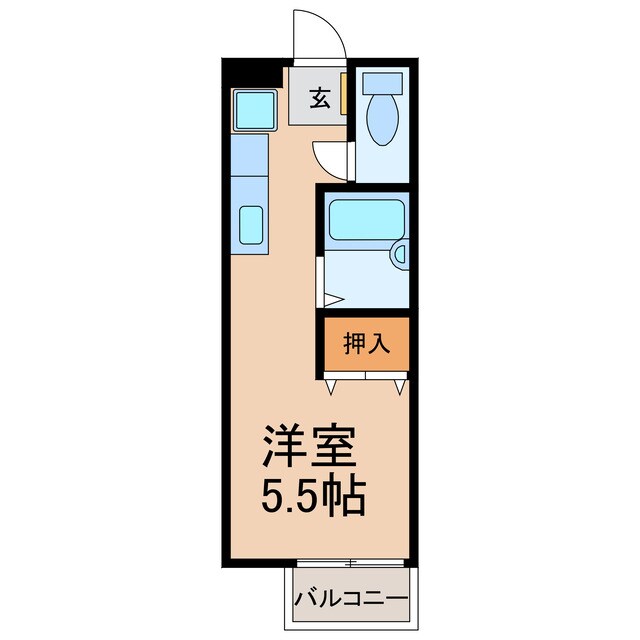 クレールの物件間取画像