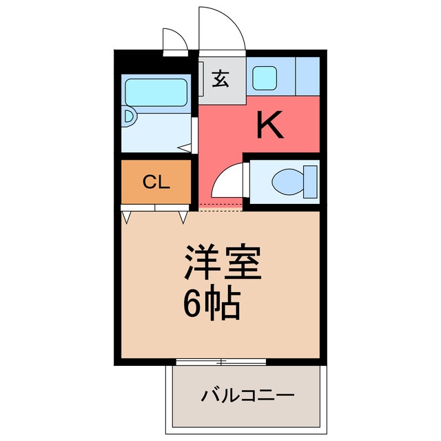 アーバンライフ新町の物件間取画像