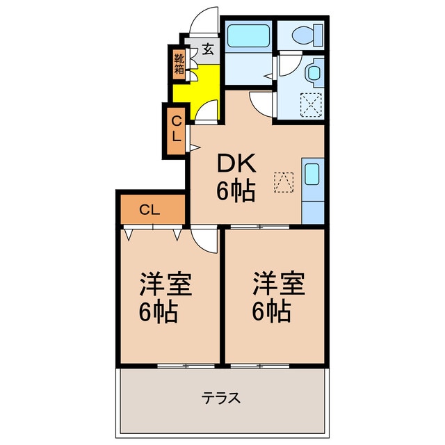 メゾン フォレストAの物件間取画像