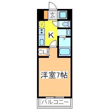 グランデュール柴田IIの物件間取画像