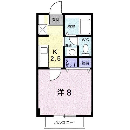 サンライトスクェア　Ｋの物件間取画像