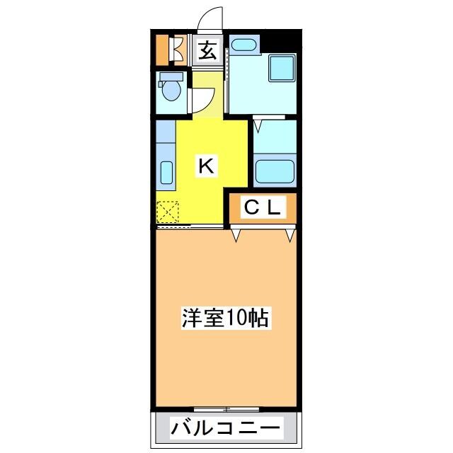 つるやマンションIIの物件間取画像