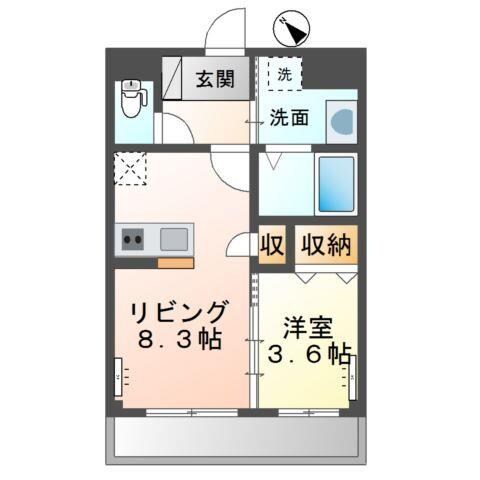 ラルゴの物件間取画像