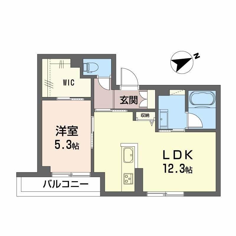 セイルズ　スエダAの物件間取画像