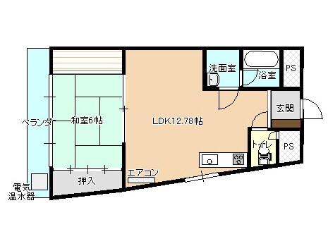 芦田ビルの物件間取画像