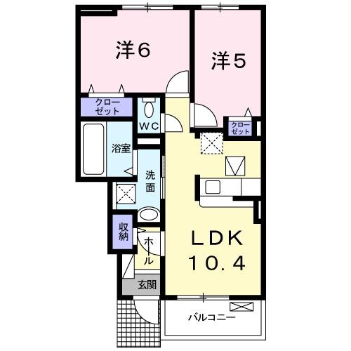 プロムナード　シエルの物件間取画像