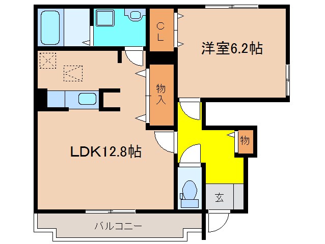 ヴィオラ花山の物件間取画像