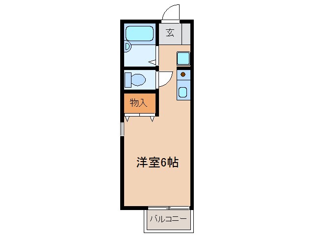 セジュール鈴蘭台の物件間取画像