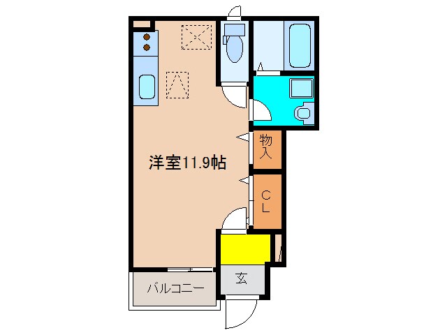 エスペランサ有野の物件間取画像