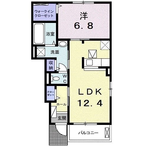 クレスト　メゾンの物件間取画像