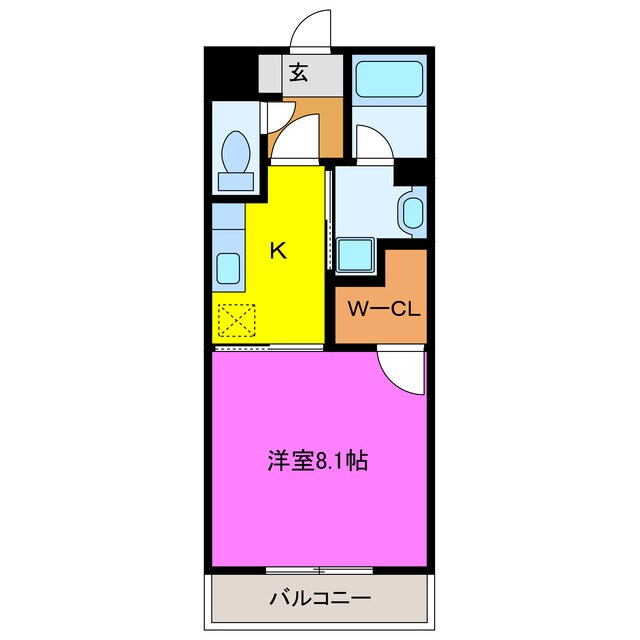 ビオスⅢの物件間取画像