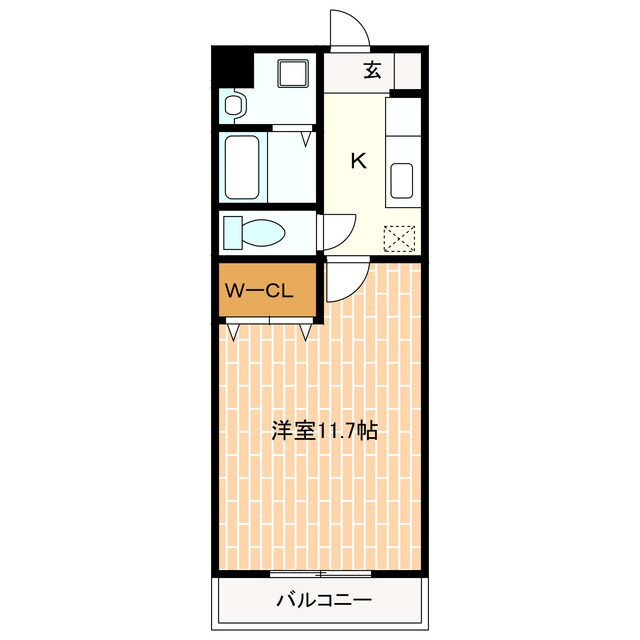 磐田ヒルズⅢの物件間取画像