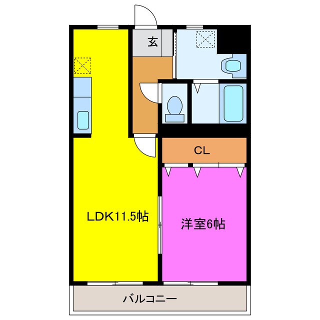 アスティオンⅡの物件間取画像