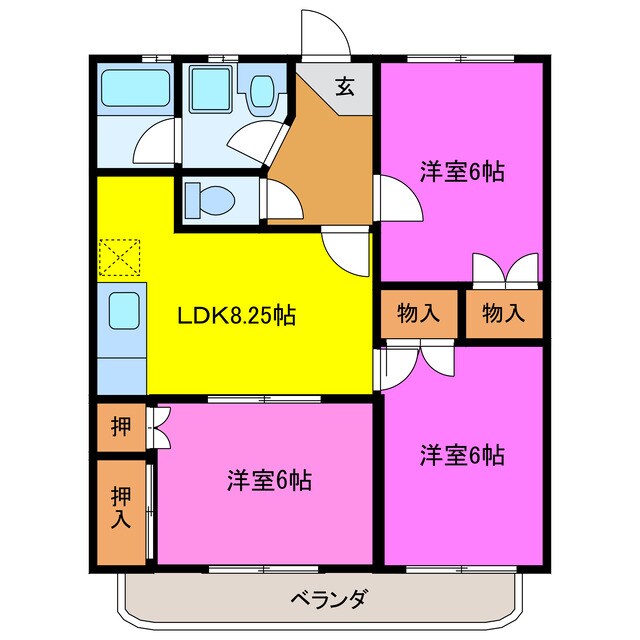 ロイヤルマンションの物件間取画像