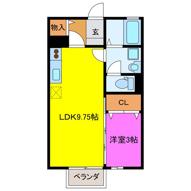 Ｗｏｏｄｓの物件間取画像