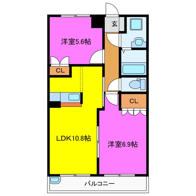 アリビオの物件間取画像