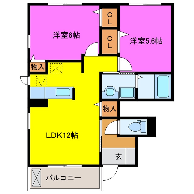 グレイスヴィラⅢの物件間取画像