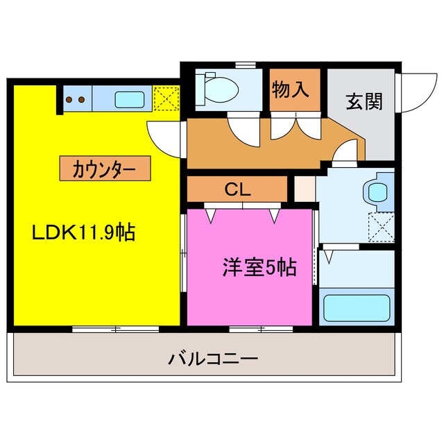 パブリックガーデンⅡの物件間取画像