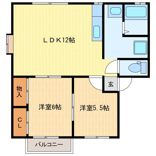 シティハイムアーバンハイツの物件間取画像