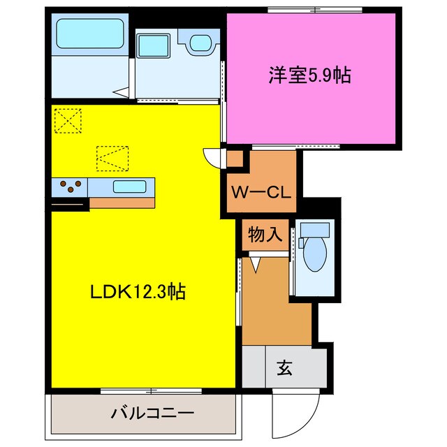 梵の物件間取画像