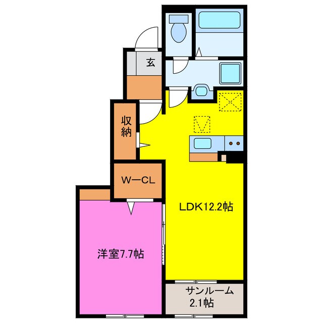 ミーサの物件間取画像