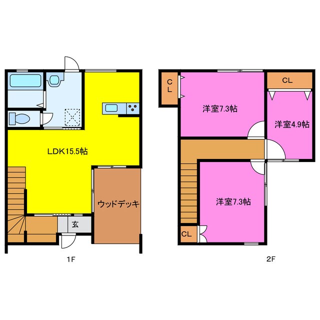 仮)中泉　新築キャレブラン　北棟の物件間取画像