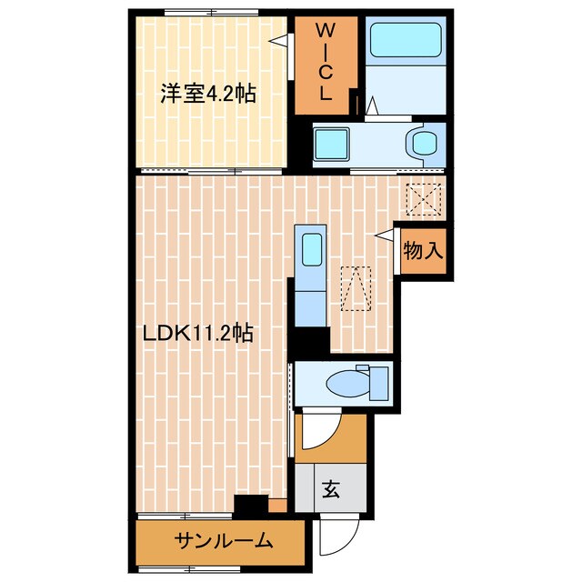 ヒカルサ磐田中泉の物件間取画像