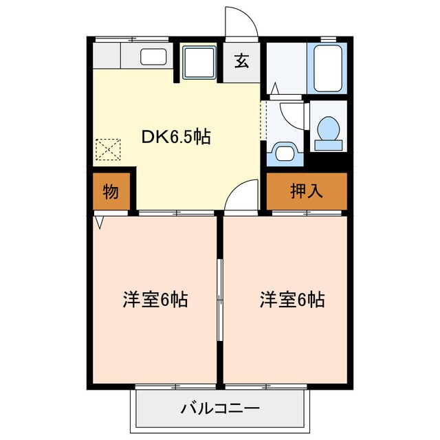 エスポワールの物件間取画像
