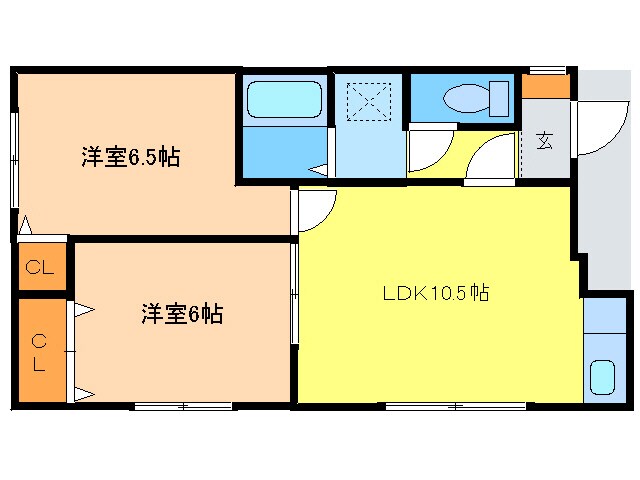 物件間取画像