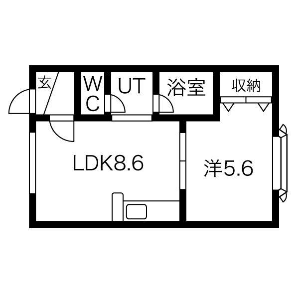 物件間取画像