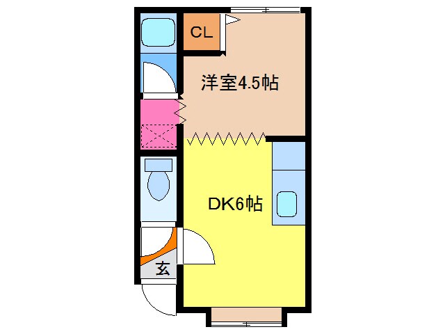 物件間取画像