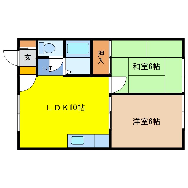 コーポ寿の物件間取画像