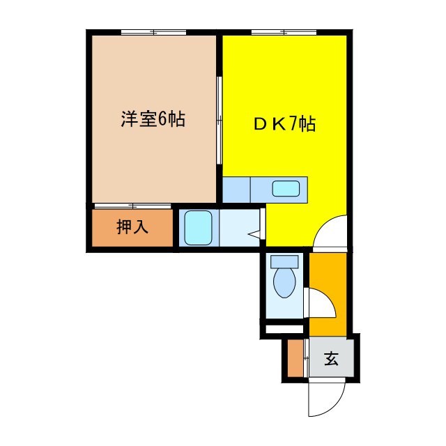 コウケンハイツの物件間取画像