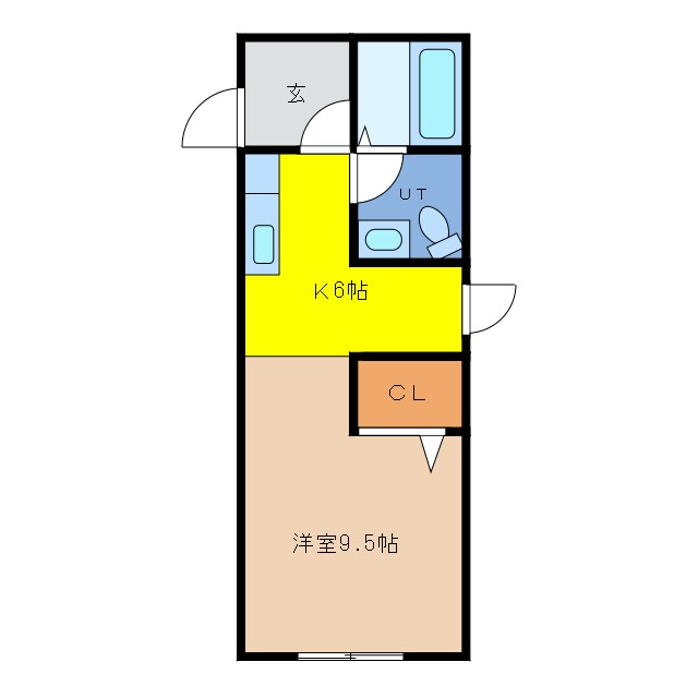 ポプリ春日町の物件間取画像