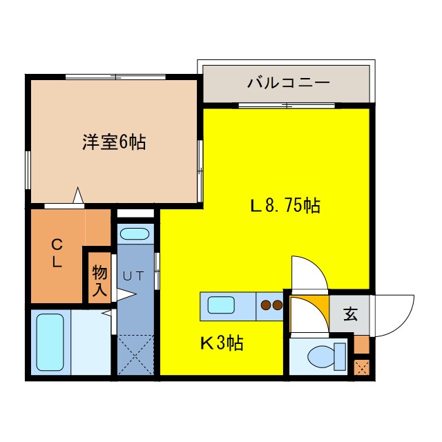 エクセルパークの物件間取画像