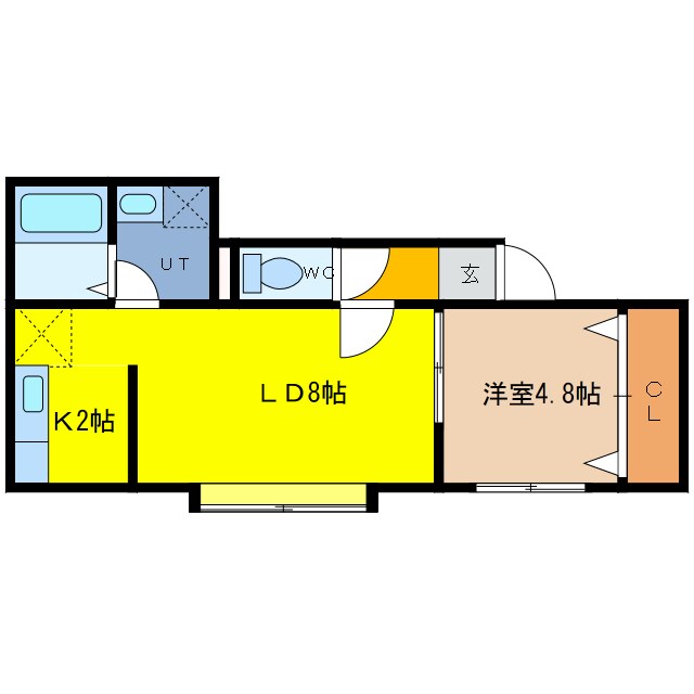 セイル千歳の物件間取画像