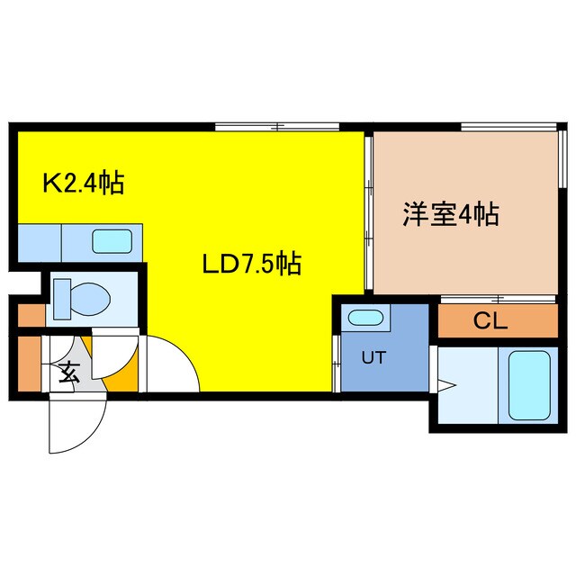 プリオール千歳の物件間取画像