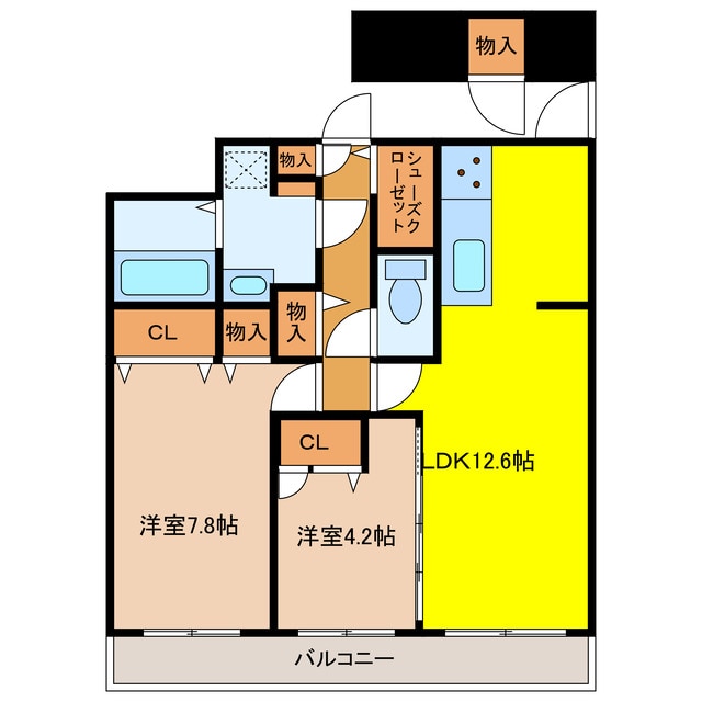 Central Residence PORTOMの物件間取画像