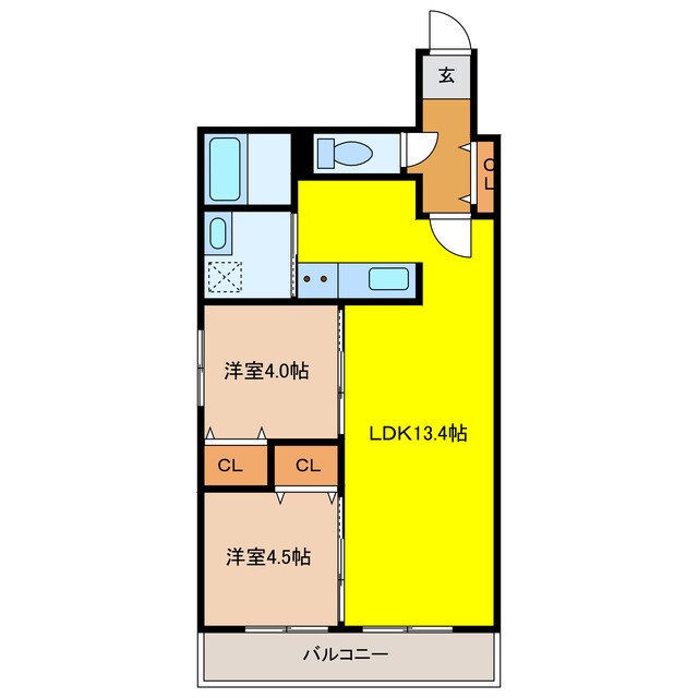 千歳駅 徒歩12分 2階の物件間取画像