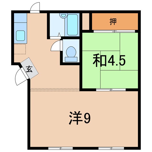 錦マンションの物件間取画像