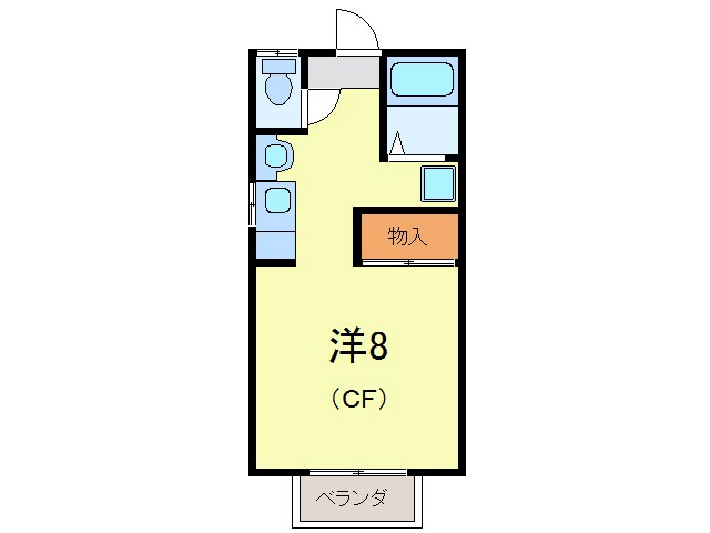 コーポステーブルの物件間取画像