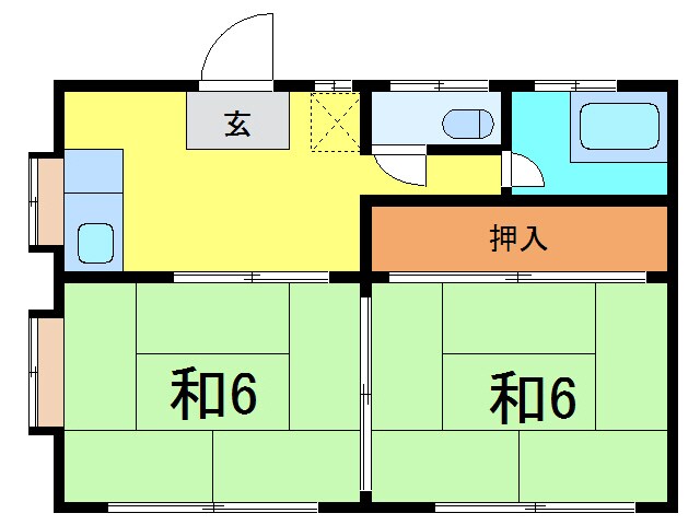 コーポ伊藤の物件間取画像